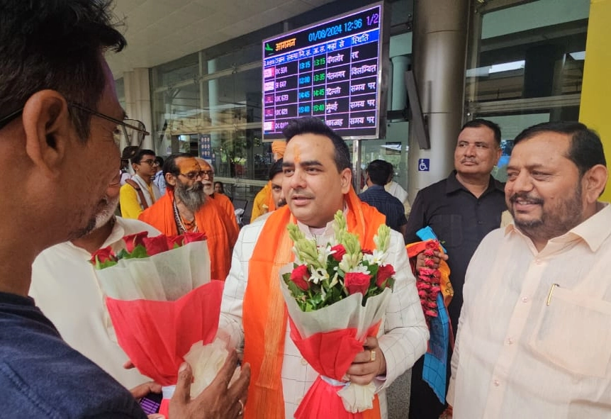 upendra rai In Varanasi 