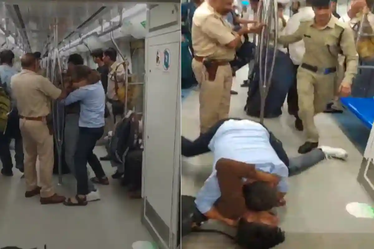 Delhi Metro Fight