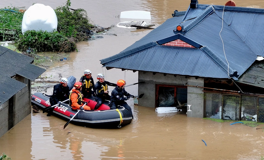 North Korea floods