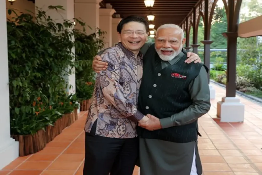 PM Modi met PM Wong