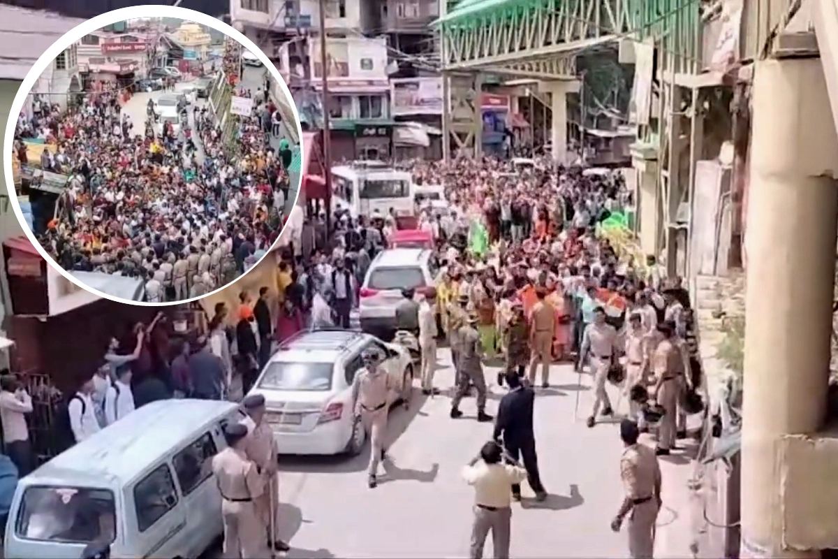 Shimla Masjid Controversy People protest against construction of mosque at Sanjauli Himachal Pradesh