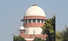 New Delhi: A view of the Supreme Court complex on the day of the court's verdict on a batch of petitions challenging the abrogation of Article 370 of the Constitution, in New Delhi, Monday, Dec. 11, 2023.(IANS/Anupam Gautam)
