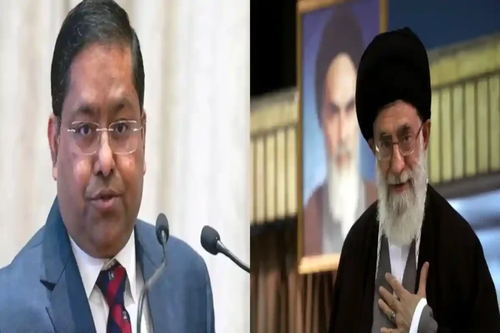 ayatollah ali khamenei and Ranhir Jaiswal