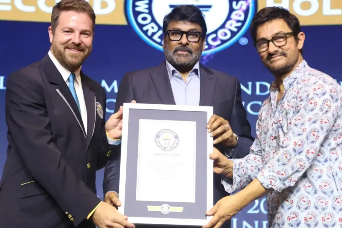 Chiranjeevi's name registered in Guinness World Records