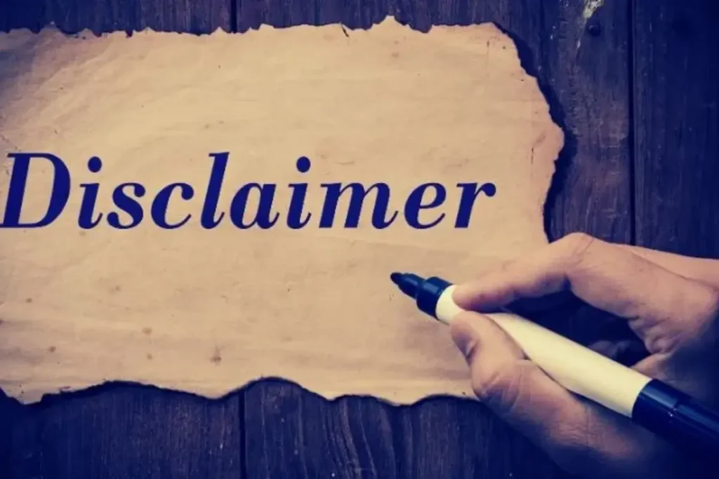disclaimer
