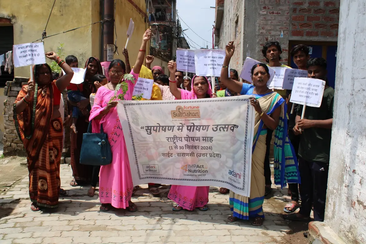 अडानी फाउंडेशन की ओर से मनाया गया सुपोषण में पोषण उत्सव, स्वास्थ्य के बारे में लोगों को किया गया जागरूक