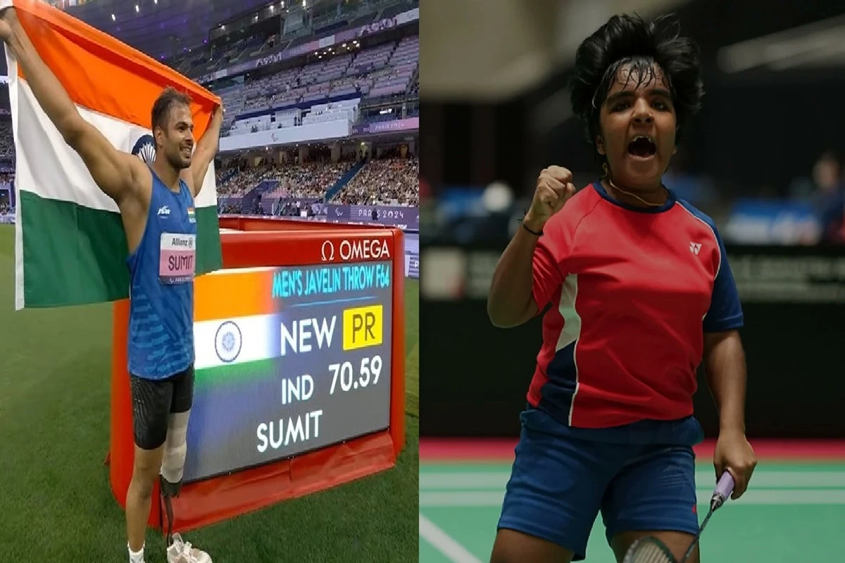 Paris Paralympics: सुमित अंतिल ने जैवलिन थ्रो में पैरालंपिक रिकॉर्ड बनाकर जीता स्वर्ण पदक, बैडमिंटन में नित्या श्री को ब्रॉन्ज