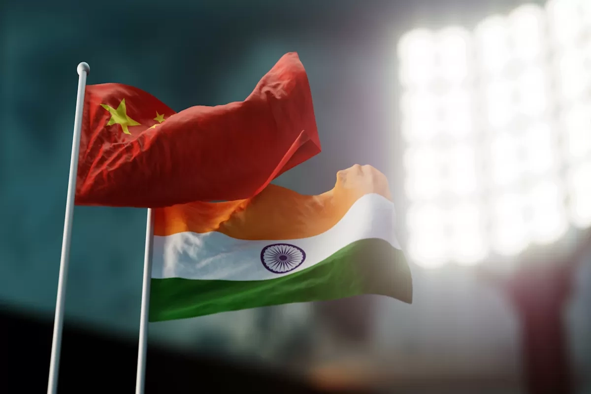 india vs china flag