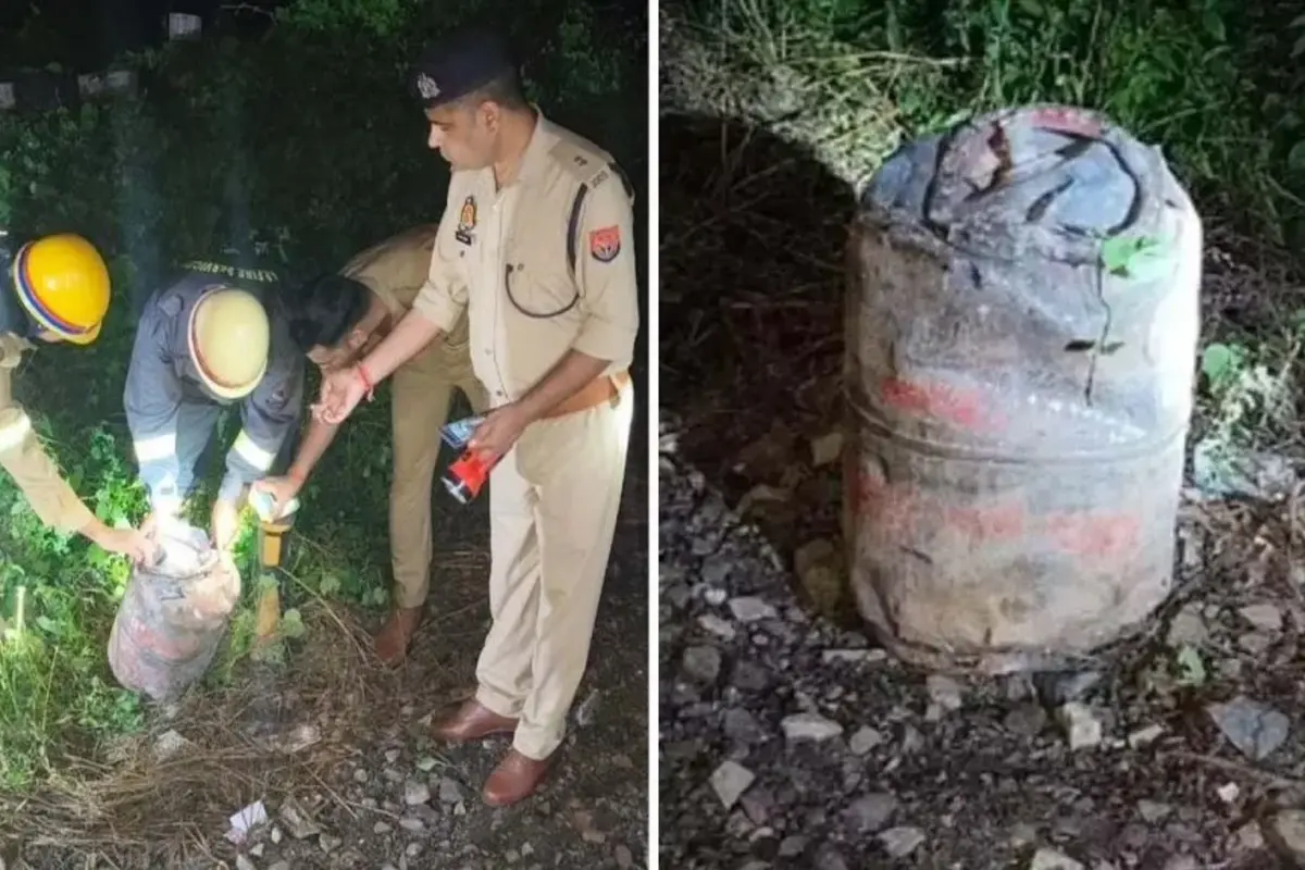 कानपुर में कालिंदी एक्सप्रेस को उड़ाने की साजिश! पटरी पर रखे LPG सिलेंडर से टकराई ट्रेन, पास में मिले पेट्रोल भरी बोतलें और बारूद