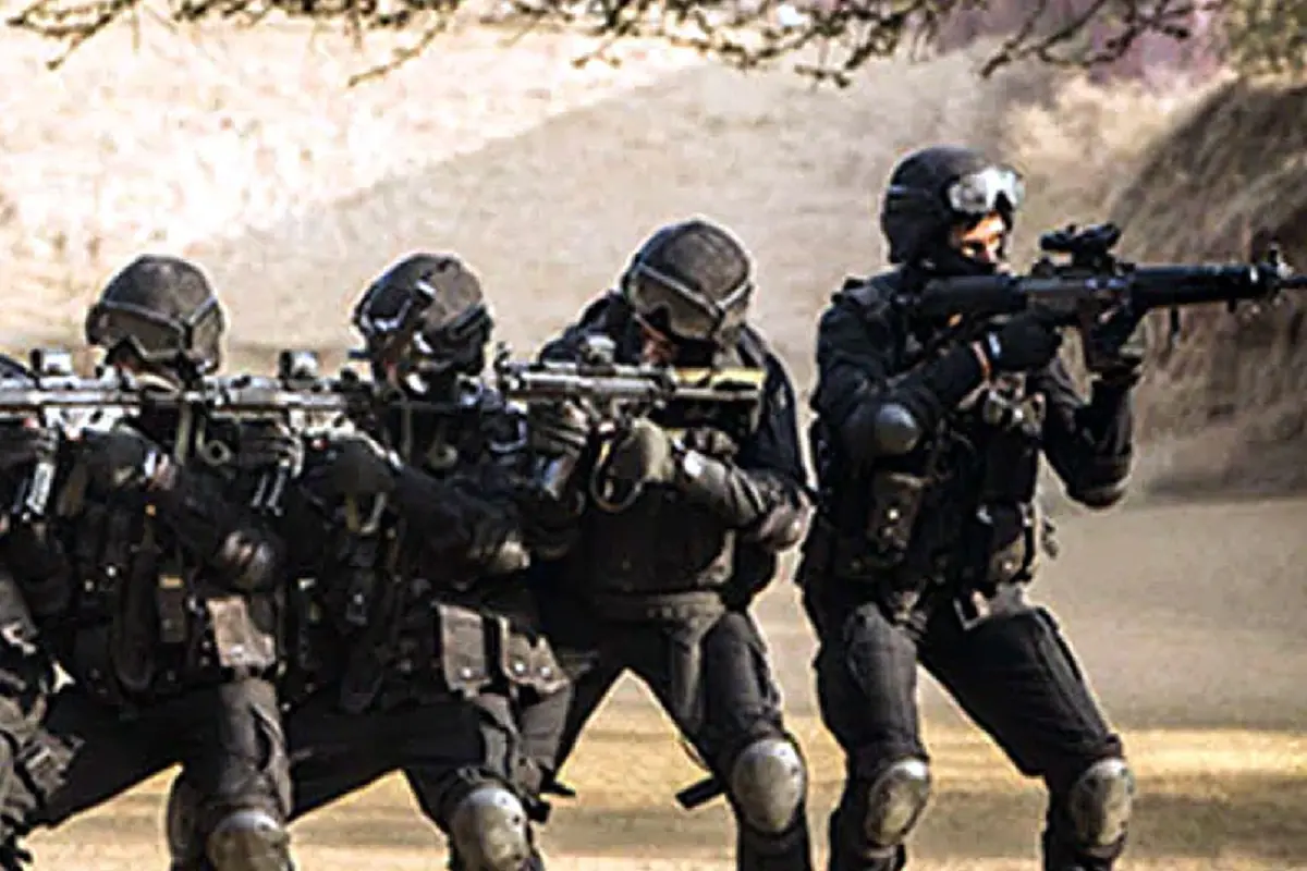 uniform of Special Commando Force is black