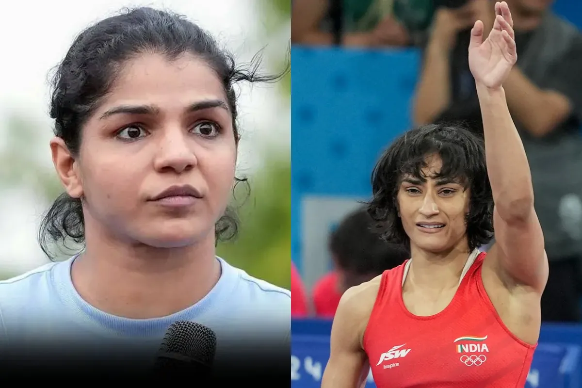 Sakshi Malik and Vinesh Phogat