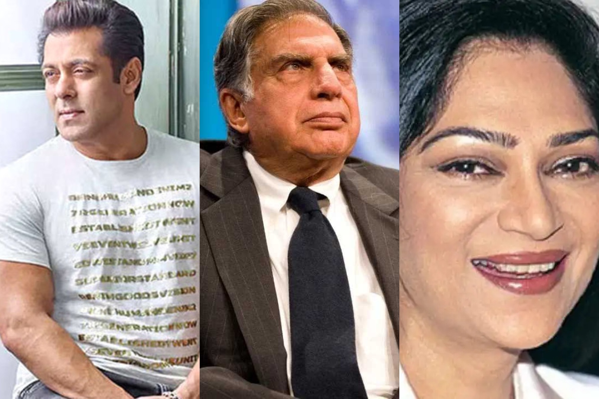 Salman Khan, Ratan Tata, Simi Grewal