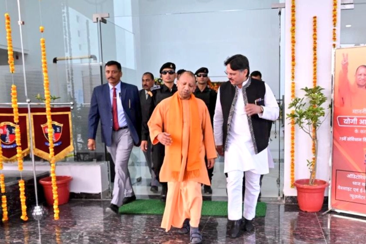 Aditya Nath Yogi and Dr. Rajeshwar Singh