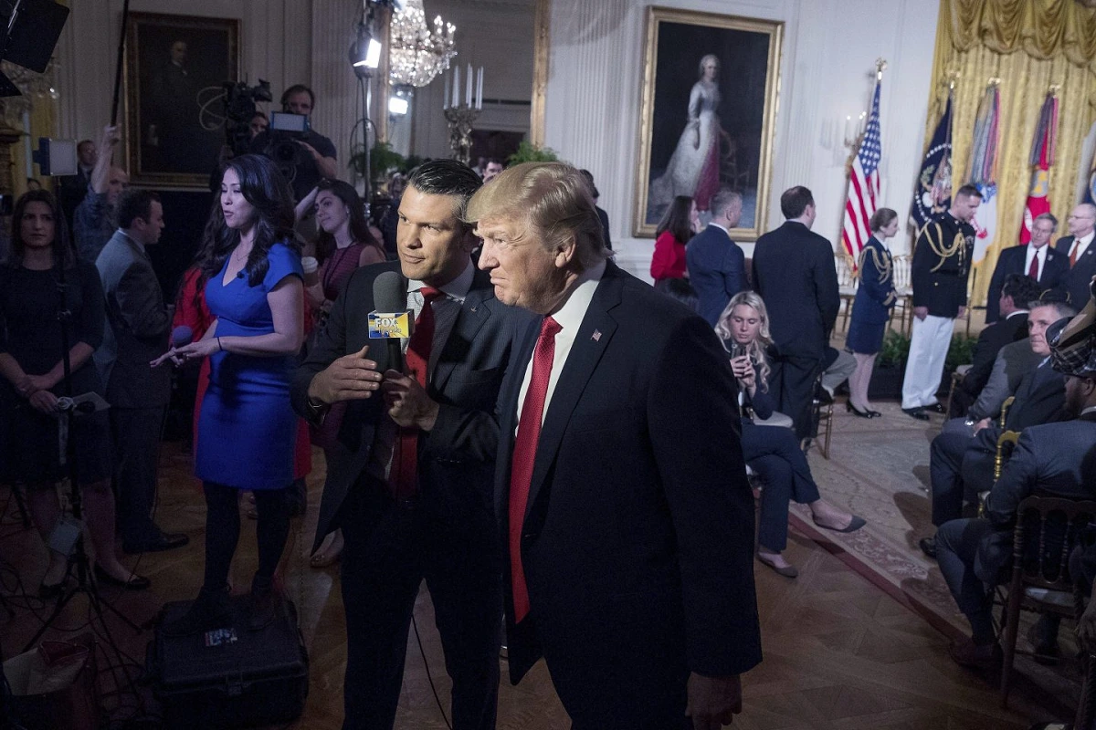 Donald Trump and Pete hegseth