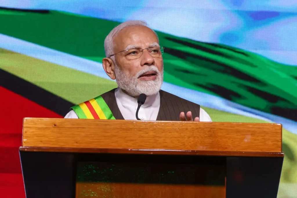 Pm Modi at Guyanas-Parliament