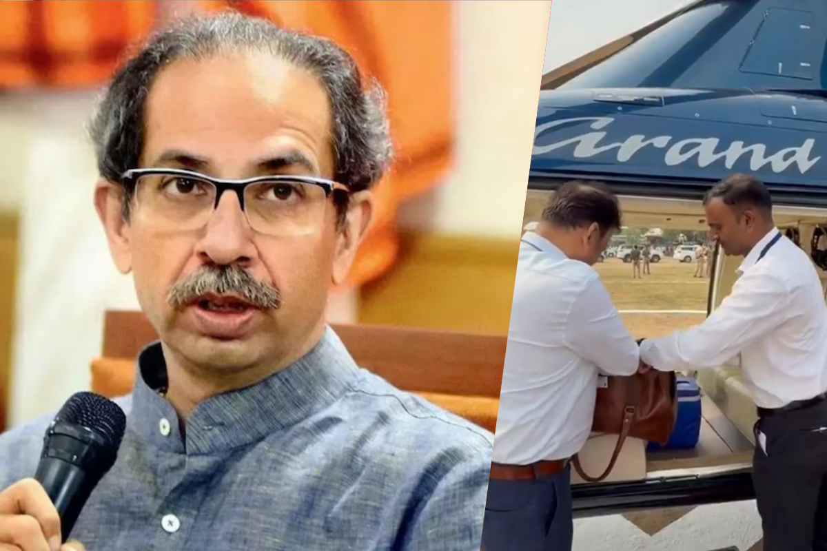 Uddhav Thackeray bag checked