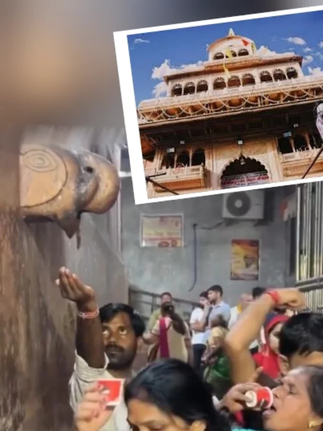 Banke Bihari Mandir: हाथी से टपकते AC Water को चरणामृत समझकर पी रहे लोग