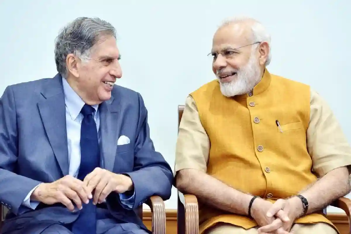 pm modi and ratan tata