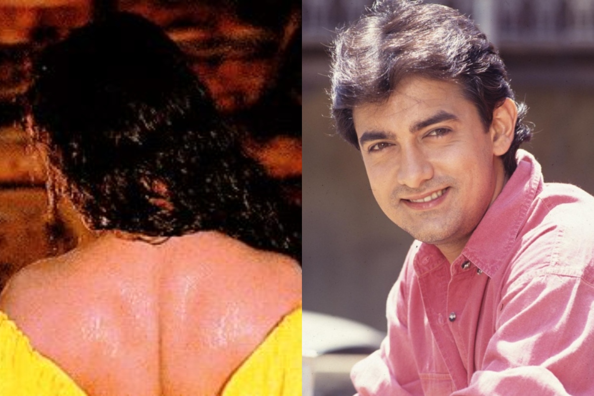 Juhi Chawla and Aamir Khan