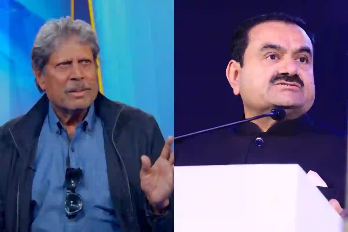 Kapil Dev And Gautam Adani