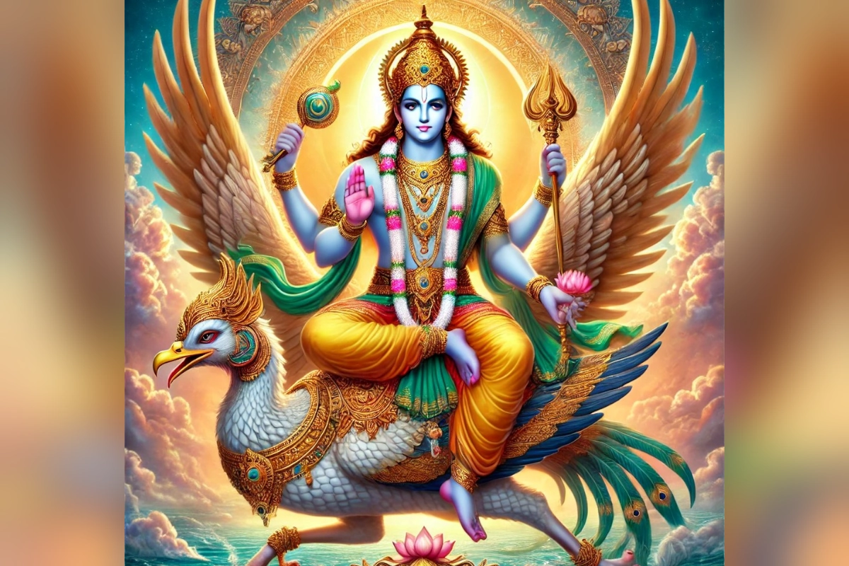 Lord Vishnu AI Generated Image