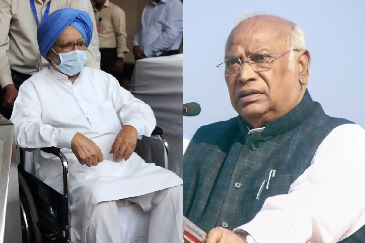 Manmohan Singh And Kharge