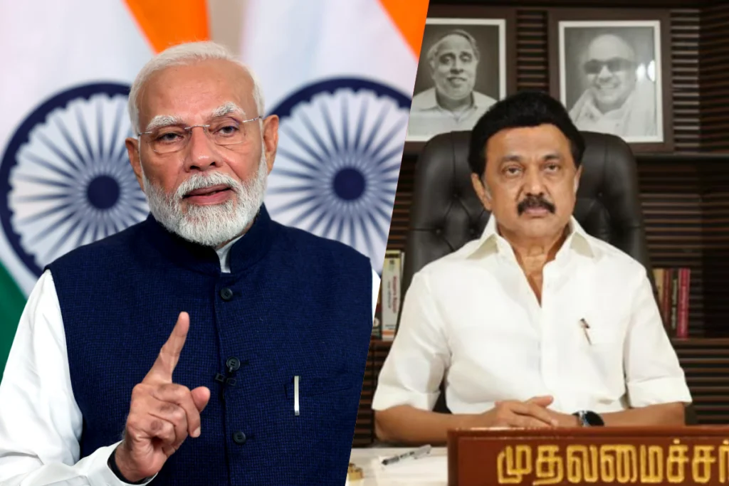 PM Modi and Cm mk stalin