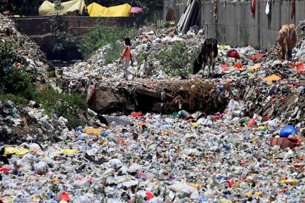 Plastic waste