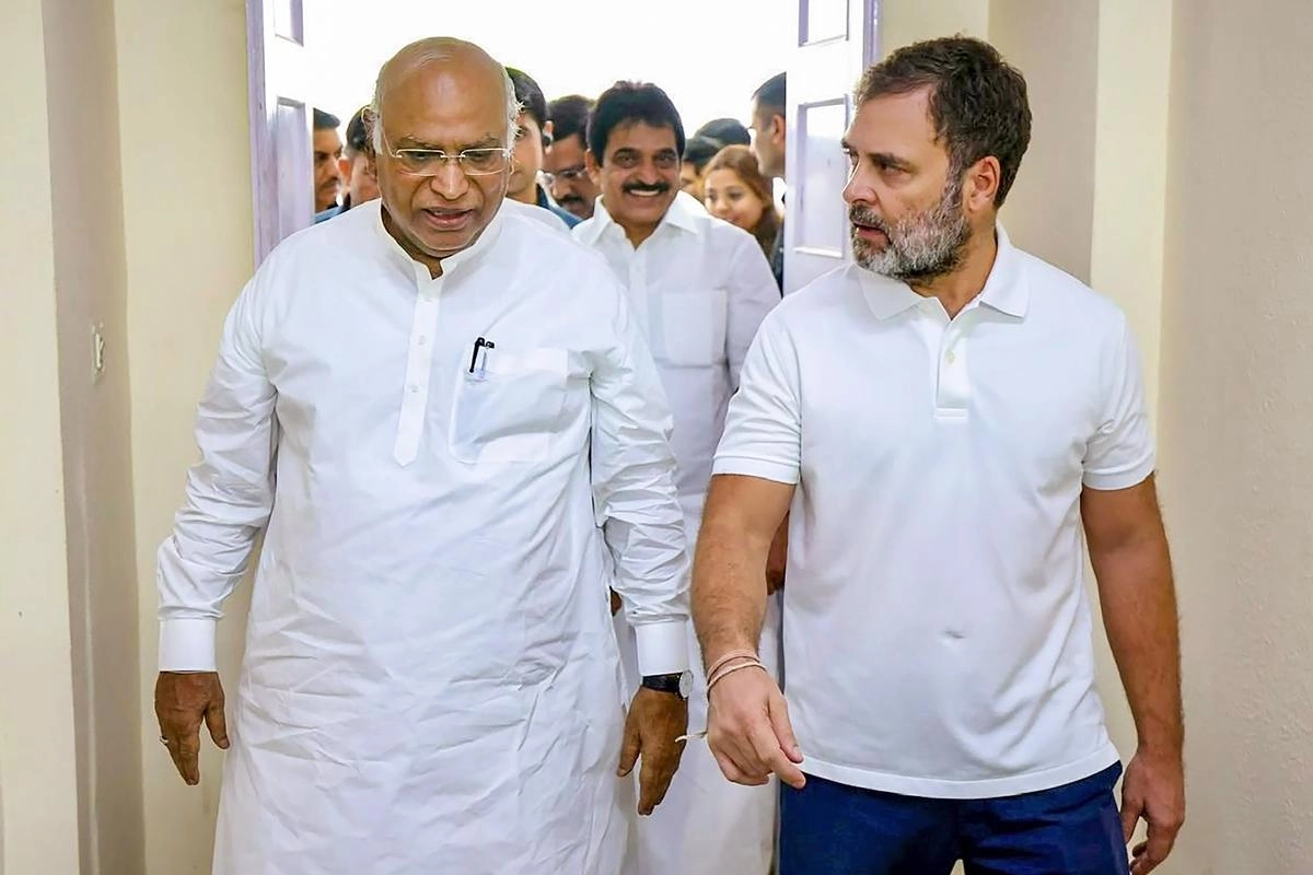 Rahul gandhi and Khdge