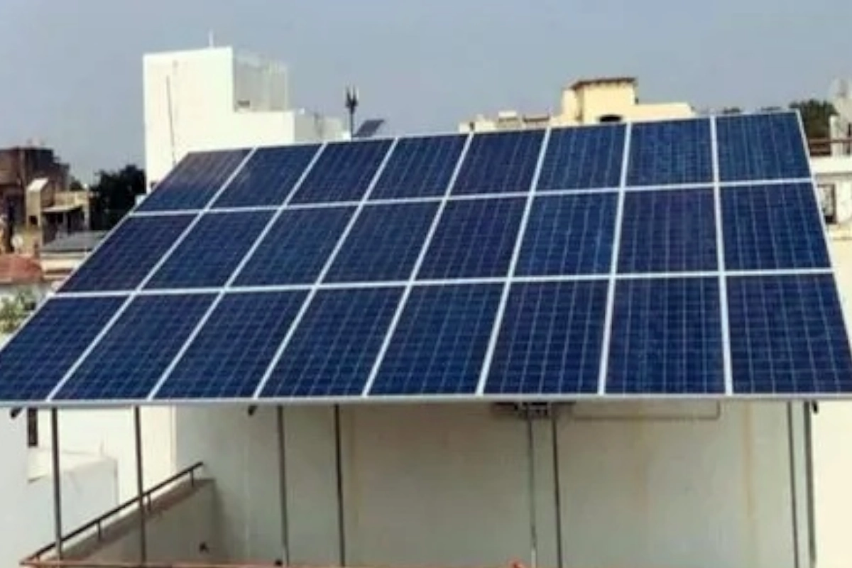 Rooftop solar power plants