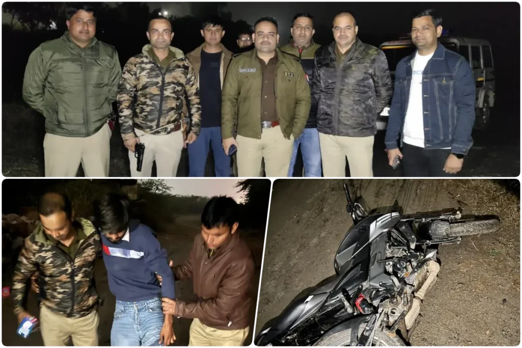 gautambuddha nagar police ancouter with robbers