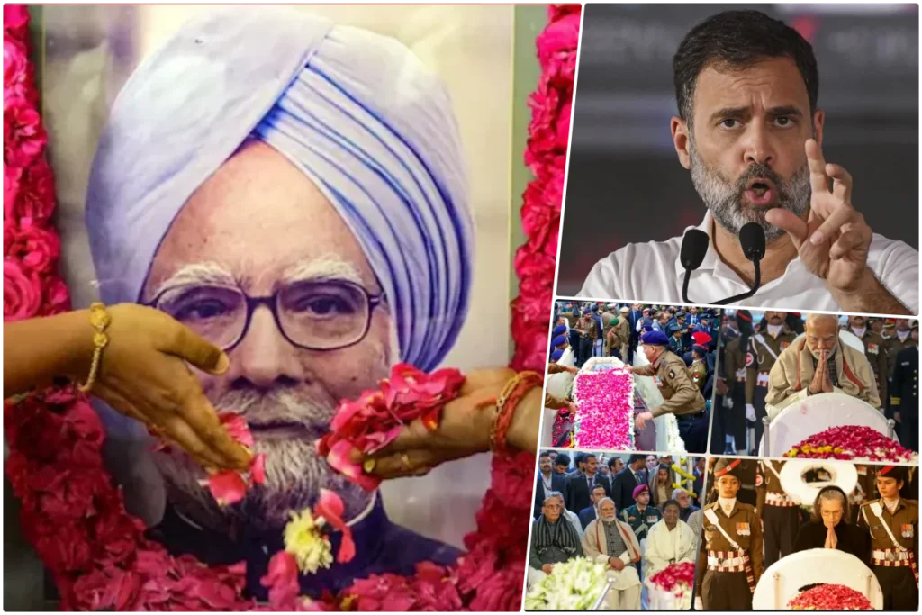 manmohan singh funeral