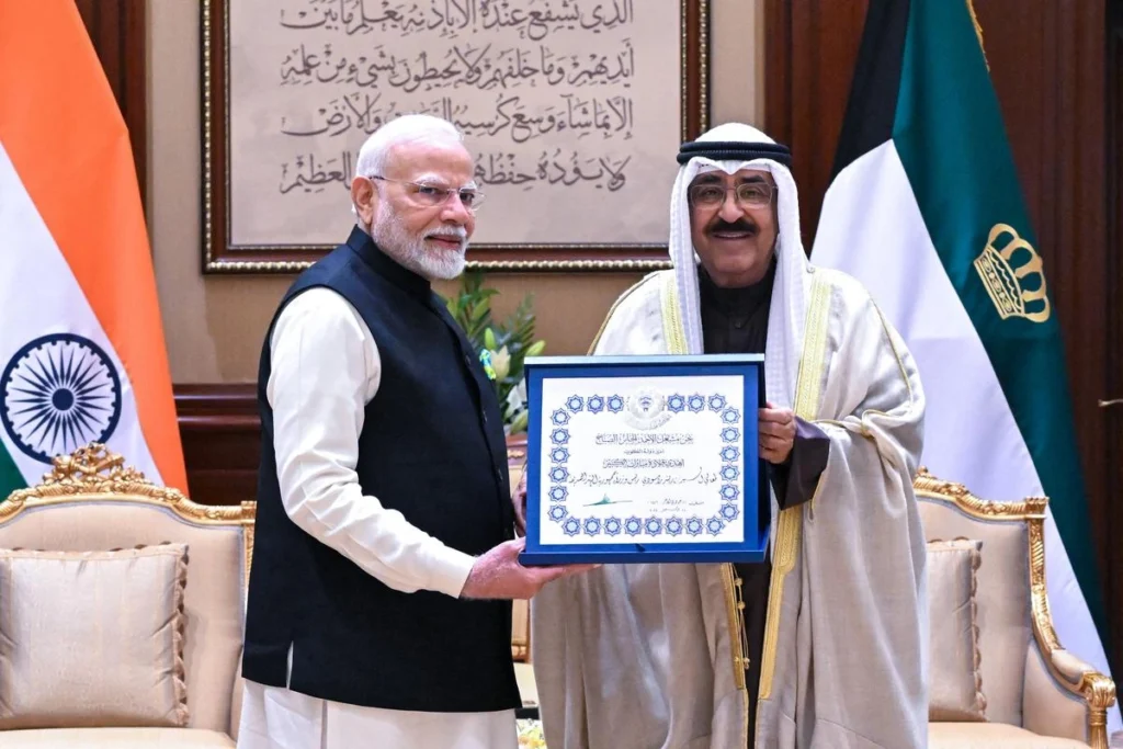 pm modi The Order of Mubarak Al Kabeer