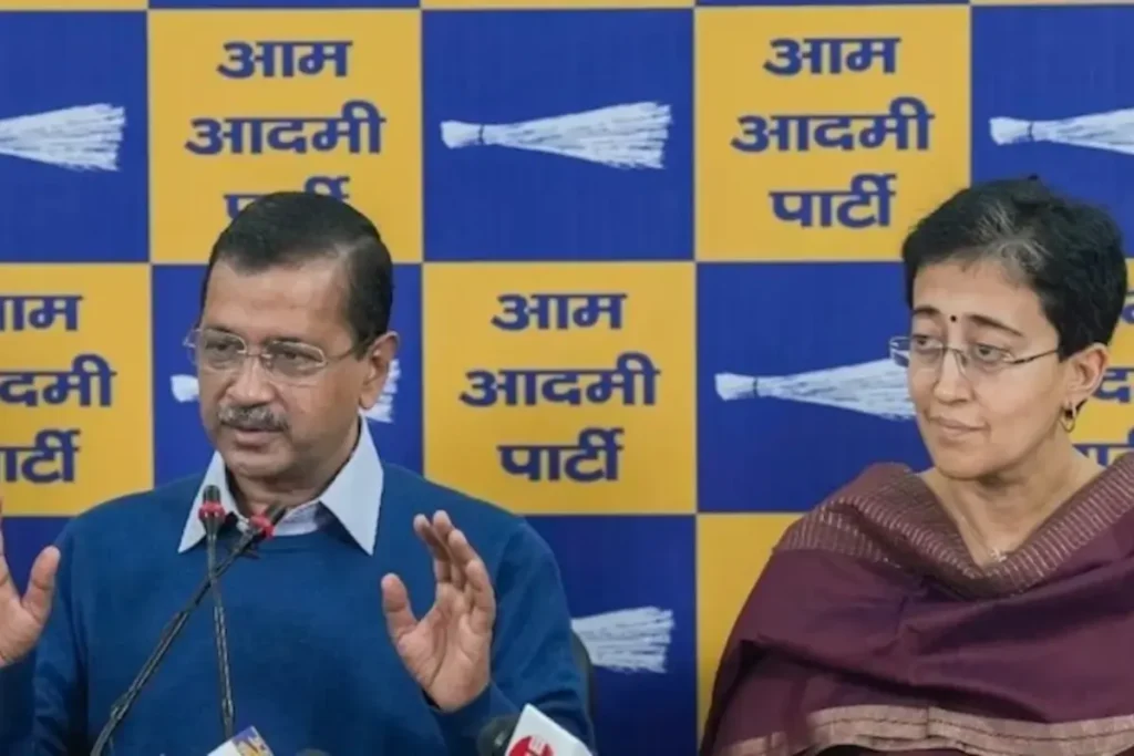 Arvind Kejriwal and CM Atishi