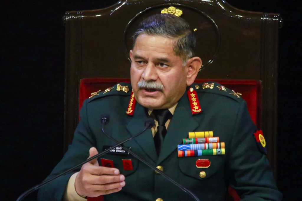 Indian Army Chief Upendra Dwivedi