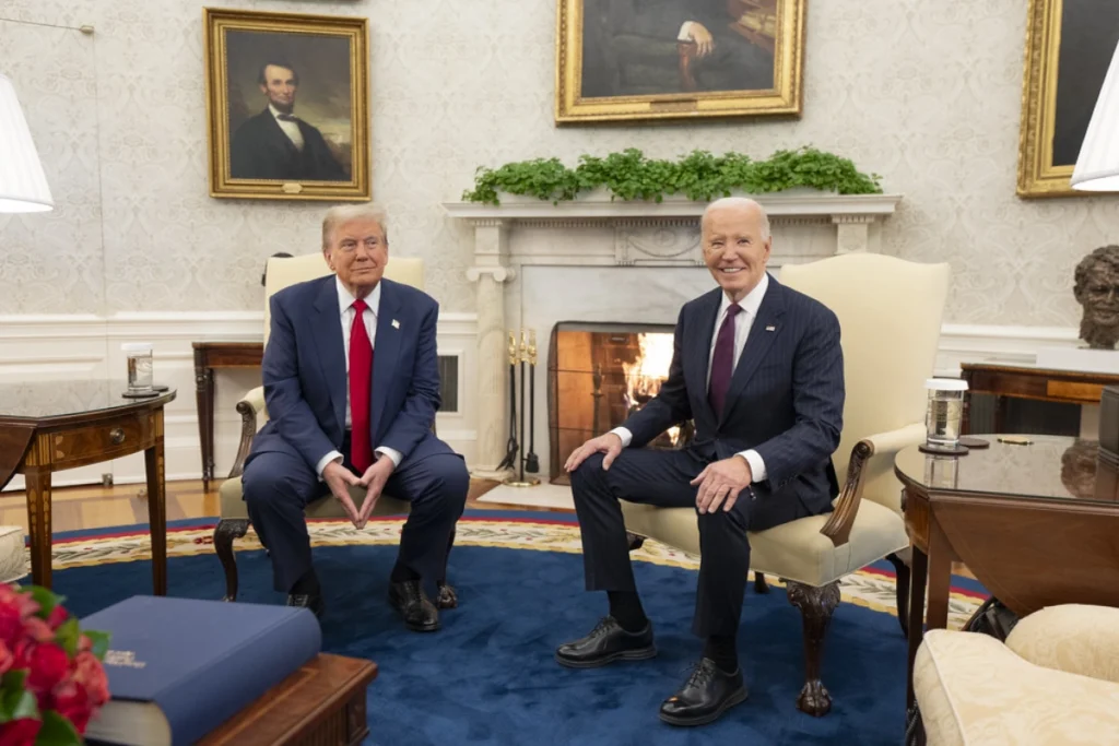 Donald Trump and Jo Biden