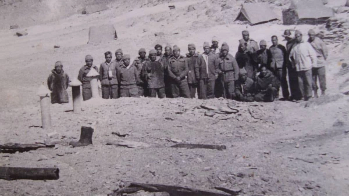 Indian troops at Sirjap Post