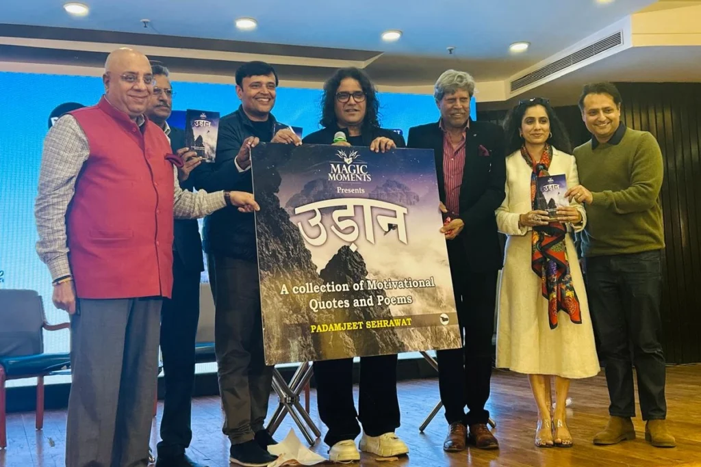 Kapil Dev attends Padamjeet Sehrawat's book launch