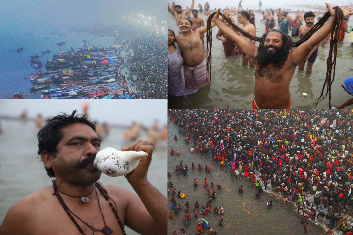 Maha Kumbh 2025: पहले स्नान पर्व पर आस्था का समागम, हर हर गंगे के जयकारों के बीच महाकुंभ में श्रद्धा का महासंगम