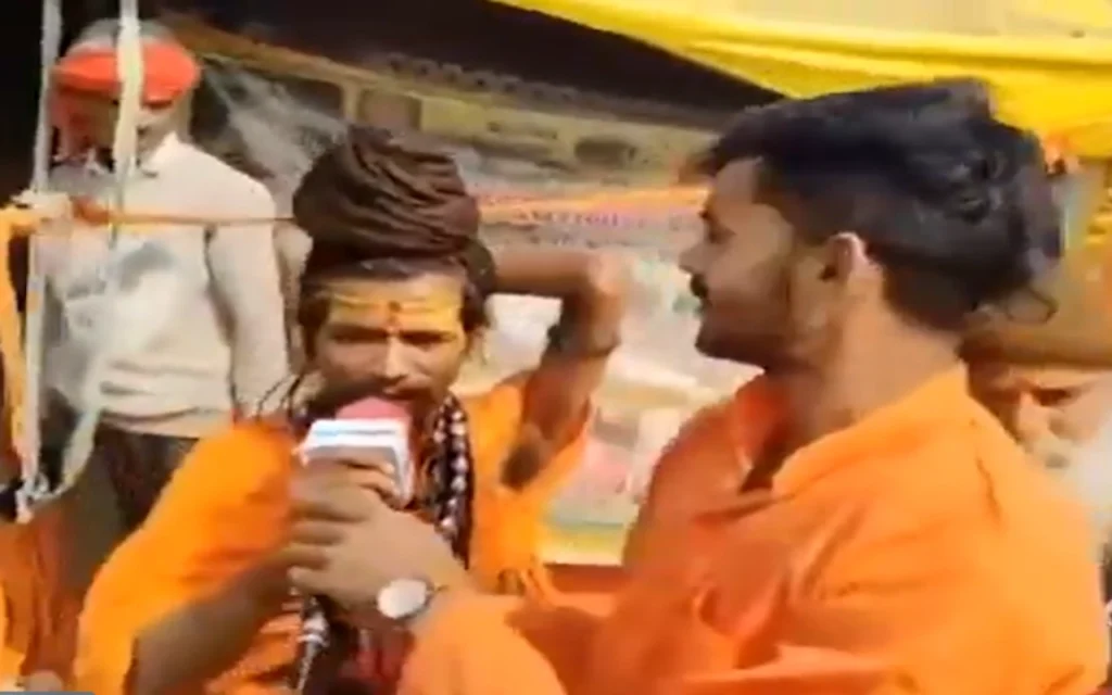 Mahakal Giri Baba YouTuber Clash