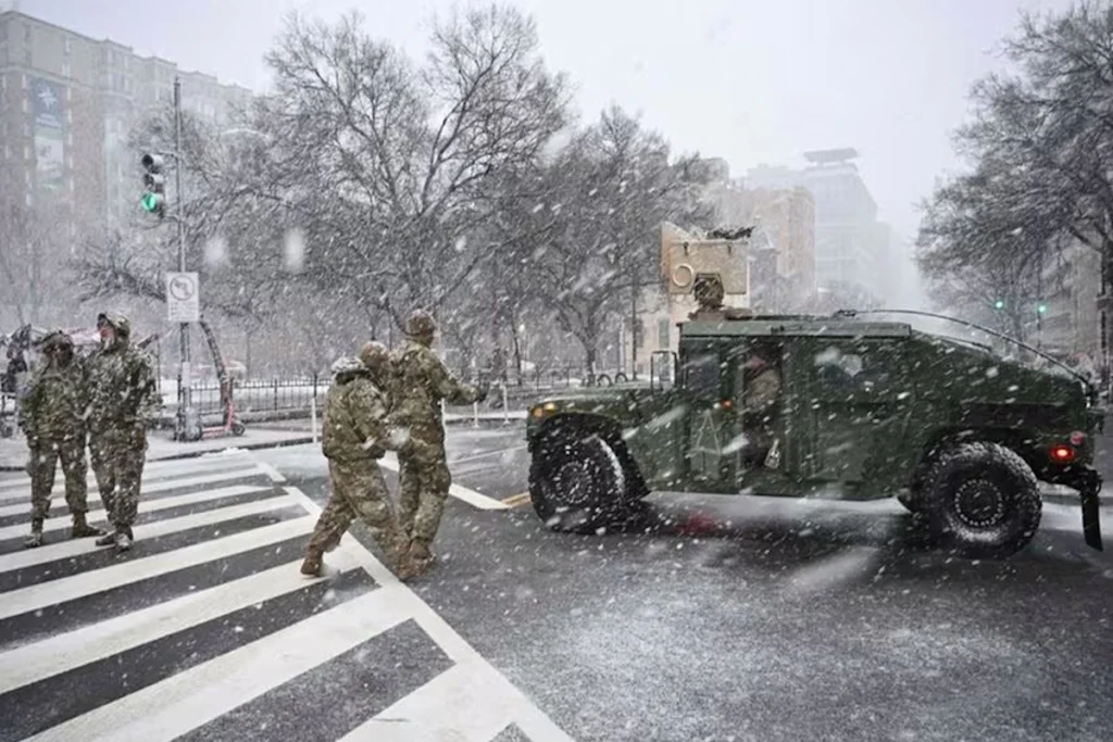 Snow Storm in Washington DC