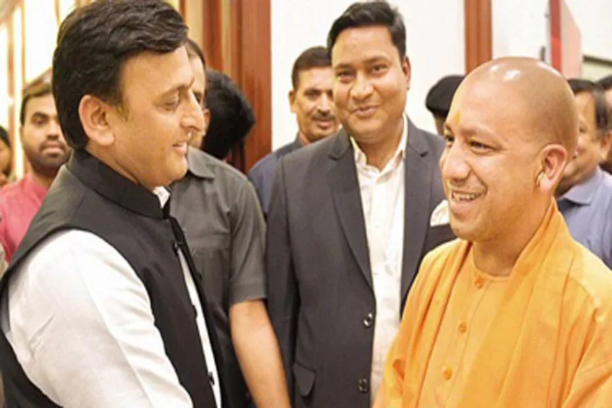 Akhilesh Yadav and CM yogi Aditya Nath