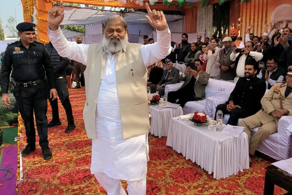 Anil Vij performed Bhangra fiercely on Republic Day