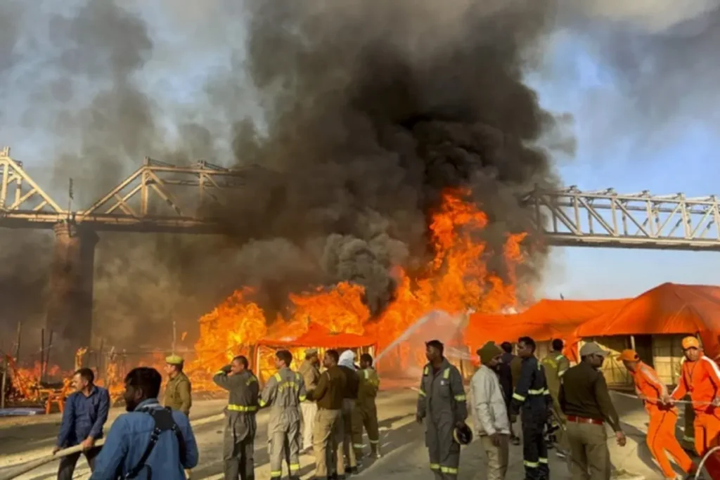 Maha Kumbh Fire