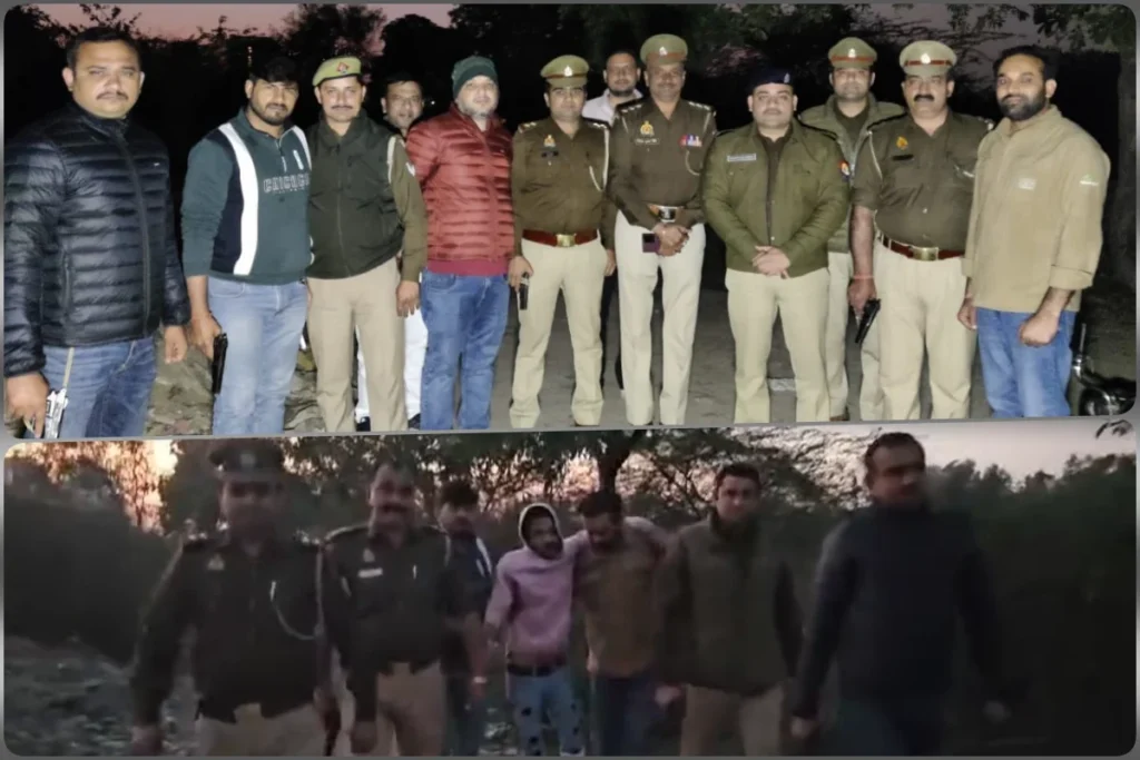 Noida Police Encounter with a 25000-Rupee Bounty Shooter, Arrested After Firing