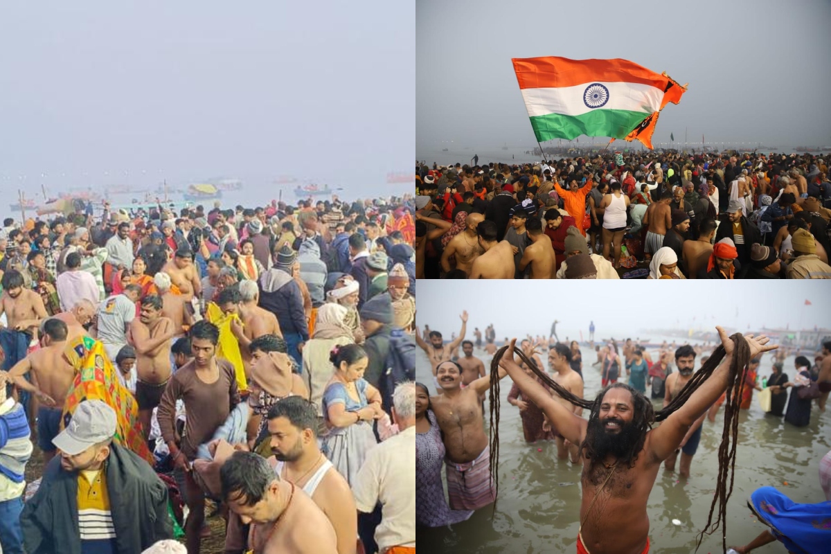 Bathing in Mahakumbh started from today