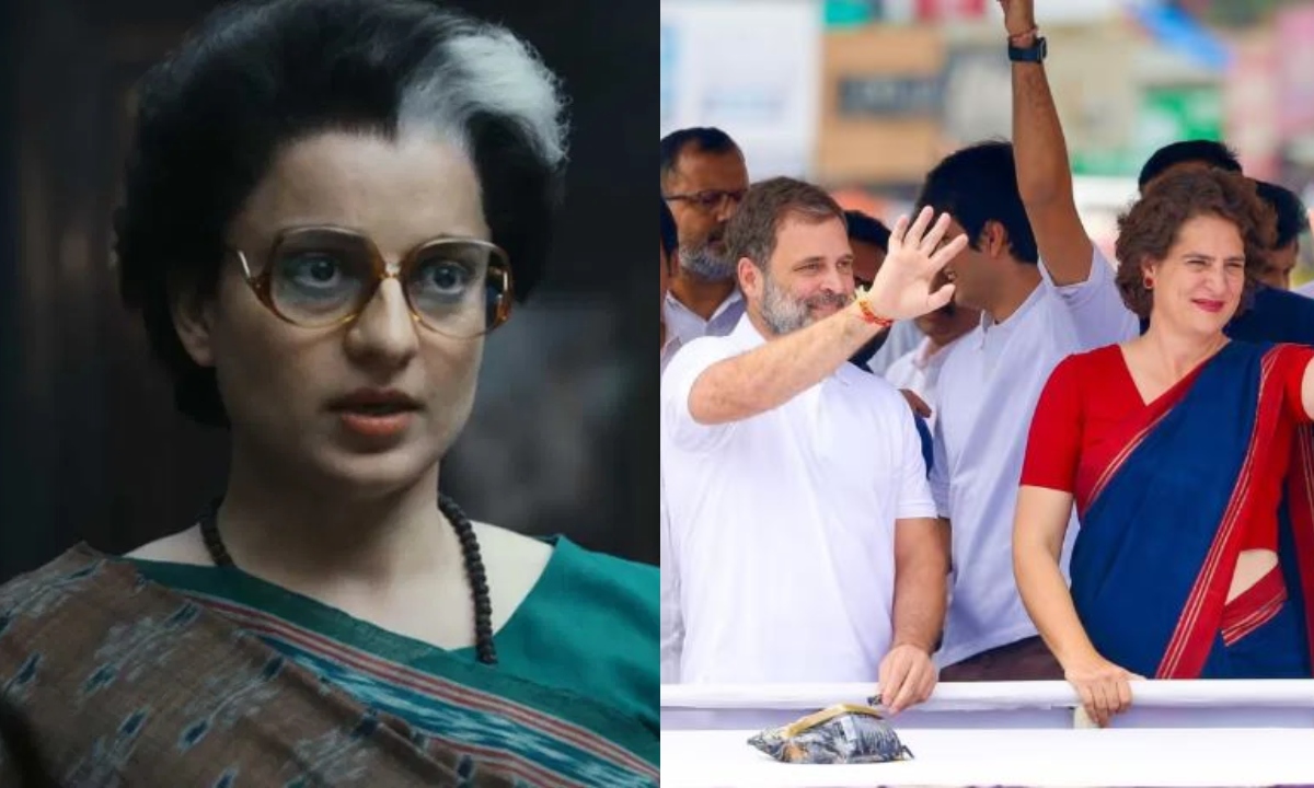 Kangana Ranaut, Rahul Gandhi, Priyanka Gandhi