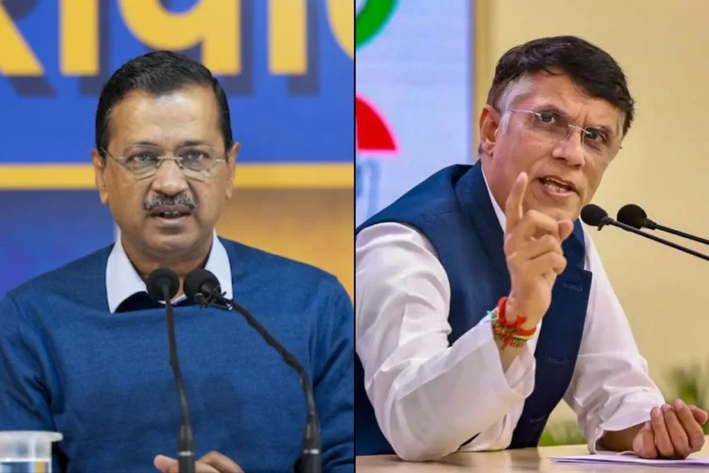 Arvind Kejriwal and Pawan khera