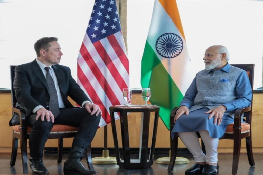 Elon Musk and PM Modi