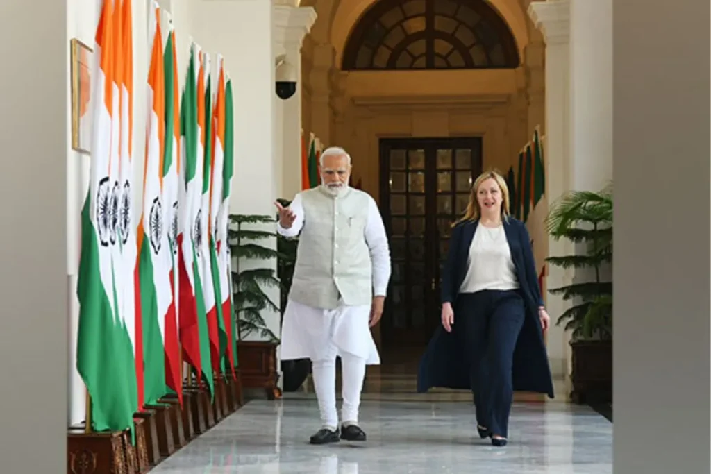 Modi And Meloni